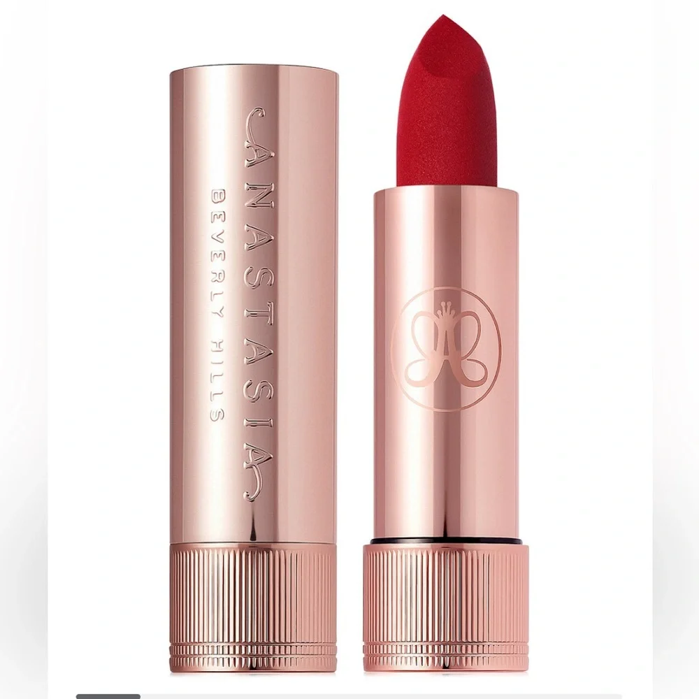 ANASTASIA BEVERLY HILLS Matte Velvet Lipstick in “Royal Red” (Brand New!) 💘
